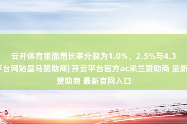 云开体育里面增长率分裂为1.0%、2.5%与4.3%-开云平台网站皇马赞助商| 开云平台官方ac米兰赞助商 最新官网入口
